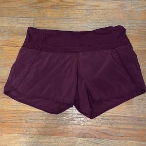 Lulu Lemon Run Speed Up Short.